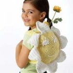 Crochet Smiling Sunflower Bag with Free Pattern