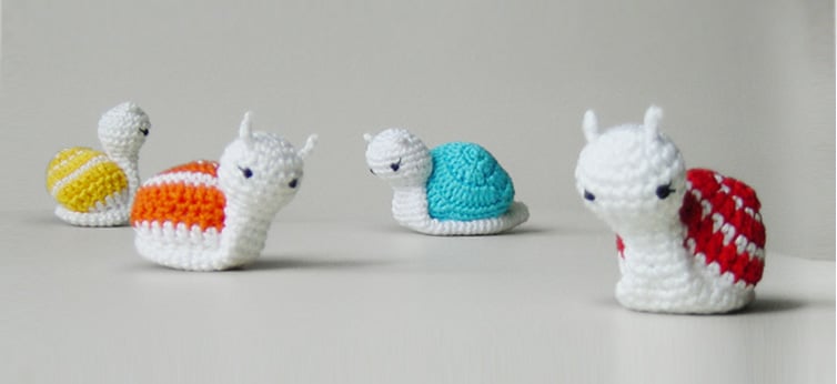 Crochet Snail with Pattern