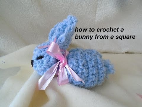 Crochet Square Bunny Rabbit – Simple Steps, Video Tutorial