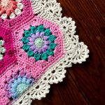 Crochet Treble Scallop Edging with Free Pattern