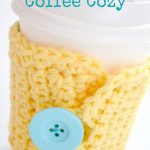 Crocheted Coffee Cozy with Free pattern