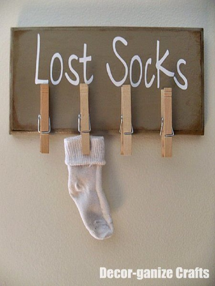 Cute Idea for Lost Socks