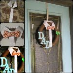 DIY DAD wreath for Father’s Day