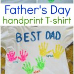 DIY Father’s Day Handprint Shirt