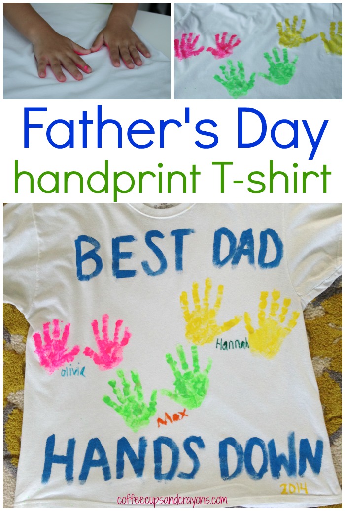 DIY Father’s Day Handprint Shirt