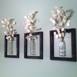 DIY Flower Wall Art With Picture Frames