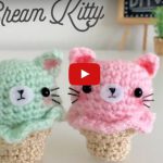 DIY Kitty Ice Cream Amigurumi Crochet Tutorial