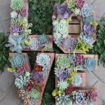 DIY Monogram Letter Vertical Garden