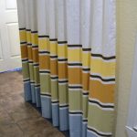 DIY Painted Striped Curtains