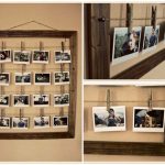 DIY Photo Display from Old Frame