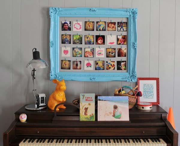 DIY Photo Frame Of An Old Picture Frame