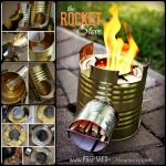 DIY Tin Can Rocket Stove to Cook Food or Heat Small Spaces