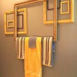 DIY Towel Bar From Frames