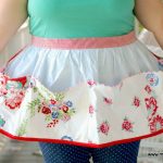 DIY Upcycled Vintage Tablecloth Apron