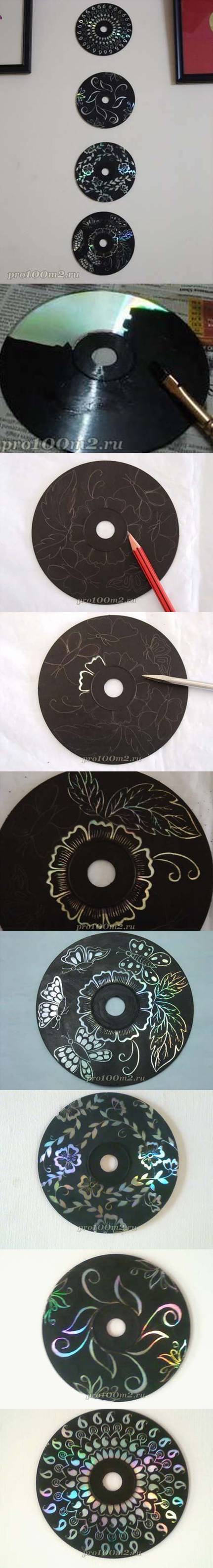DIY Wall Decoration with CD