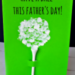 Fingerprint Golf Ball Father’s Day Card