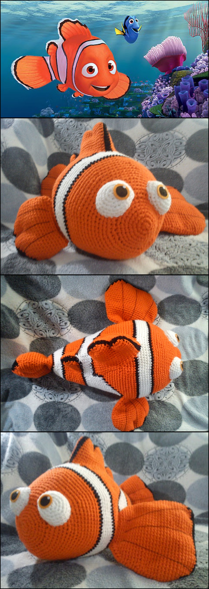 Free Nemo Crochet Pattern