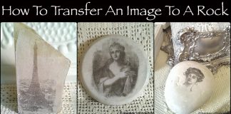 transfer an image to a rock