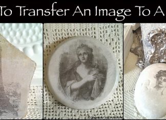transfer an image to a rock