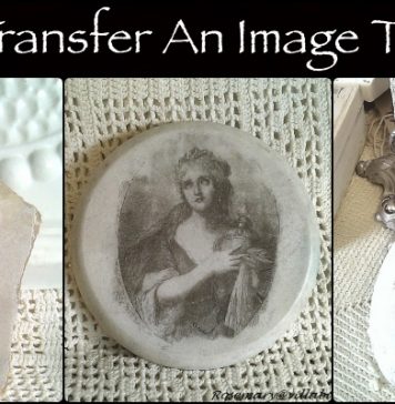 transfer an image to a rock