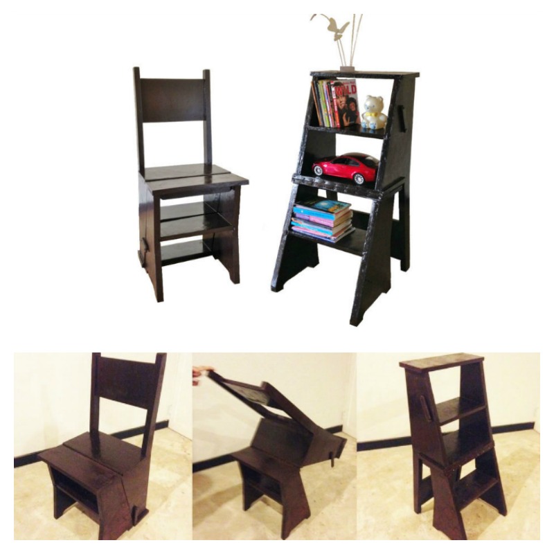 How to Build a Fold-Over Library Chair: Ladder Chair