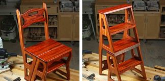 Fold Over Library Chair