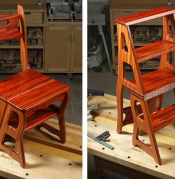 Fold Over Library Chair