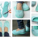 How to Crochet Slippers with Flip Flop Soles