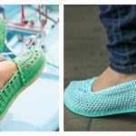 How to Crochet Slippers with Flip Flop Soles