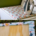 If your room is too small for an ironing board, make a DIY version that fits on top of the dryer