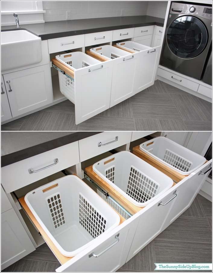 Install A Highly Functional Pull Out Basket Drawer