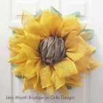 DIY Sunflower Wreath Craft