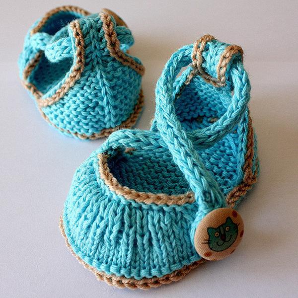 Kitten Baby Shoes with Pattern