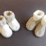 Knitted Baby Hug Boots with Free Pattern