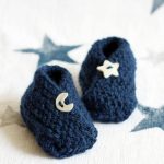 Knitted Bitty Baby Booties with Free Pattern