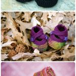 Knitted Saartje’s Bootees with Free Pattern