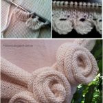 Knitting Summer Rose Capelet with Tutorial