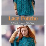 Lace Poncho Free Crochet Pattern