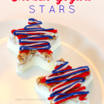 Patriotic Frozen Yogurt Stars