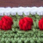 Crochet Polka Dot Border Edging with Free Pattern