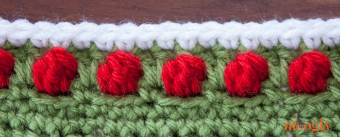 Crochet Polka Dot Border Edging with Free Pattern