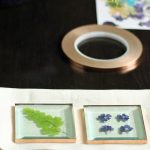 Pressed Flower Glass Coasters