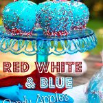 Red White and Blue Candy Apples