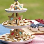 Red, White, and Blue Star Cookies