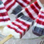 Red White and Blueberry Yogurt Popsicles