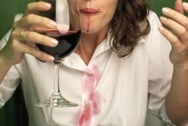 Remove wine stains using more wine