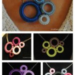 Simple Elegance Crochet Ring Necklaces with Free Pattern