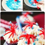 Twizzler Firecracker Cupcakes