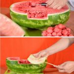 Watermelon Pirate Ship Carving