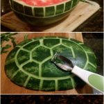 Watermelon Turtle Carving